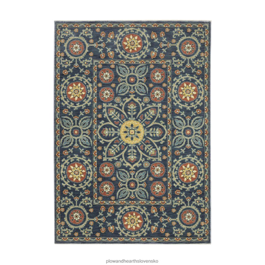 Plow & Hearth interiérový/vonkajší polypropylénový koberec ďatelina hill border 6P208P1846 koberčeky a rohožky