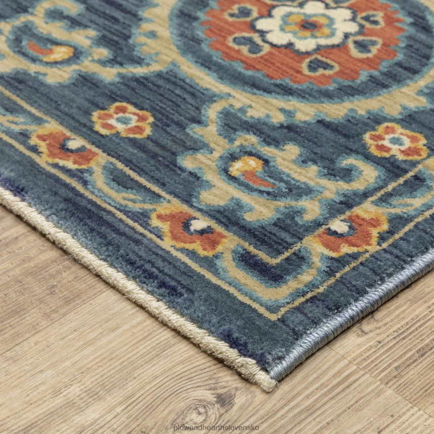 Plow & Hearth interiérový/vonkajší polypropylénový koberec ďatelina hill border 6P208P1846 koberčeky a rohožky