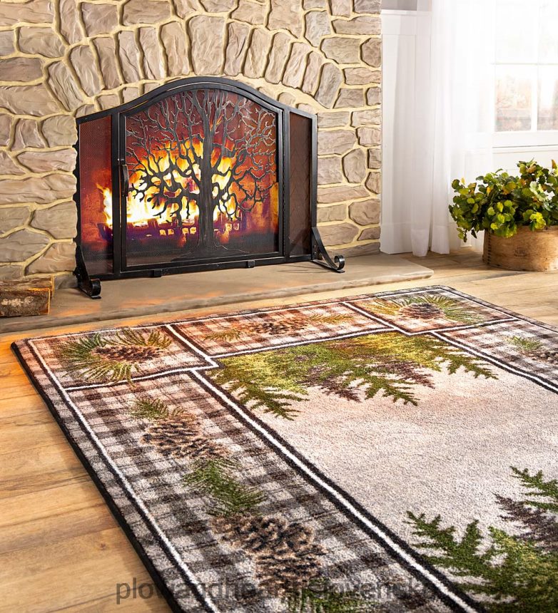 Plow & Hearth koberček z borovicového údolia endurastran area koberček 6P208P1762 koberčeky a rohožky