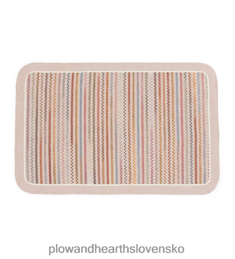 Plow & Hearth lynnhaven vlnený pevný okrajový pletený koberec 6P208P1788 koberčeky a rohožky