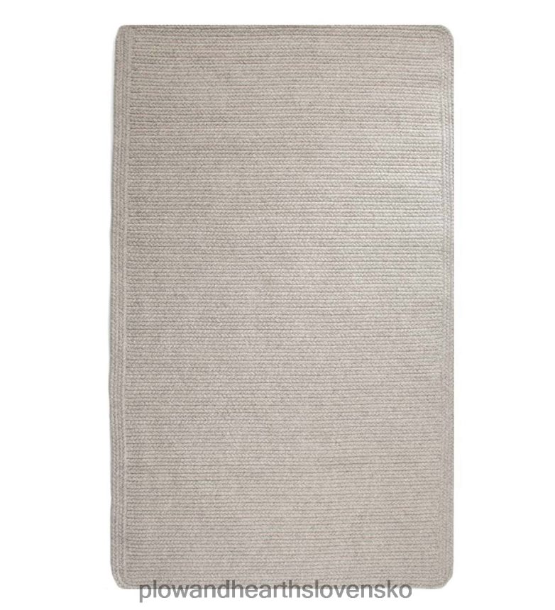 Plow & Hearth modrý hrebeňový obdĺžnik vlnené pletené koberce 6P208P1765 koberčeky a rohožky