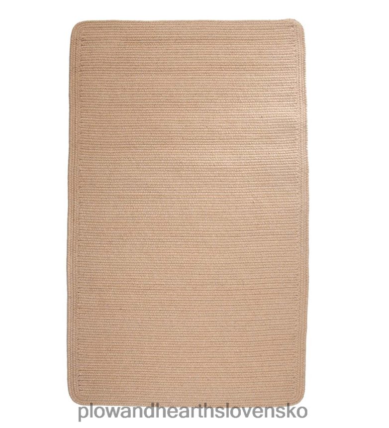 Plow & Hearth modrý hrebeňový obdĺžnik vlnené pletené koberce 6P208P1765 koberčeky a rohožky