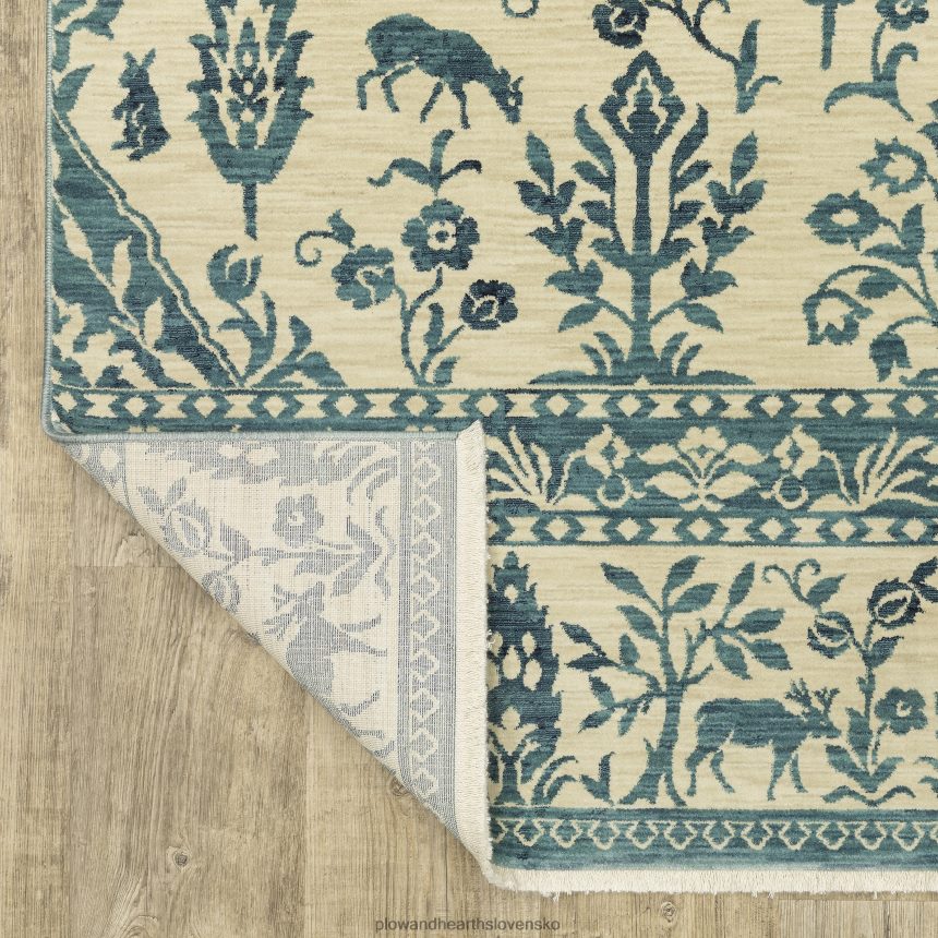 Plow & Hearth porcelánový polypropylénový koberec clover hill 6P208P1855 koberčeky a rohožky