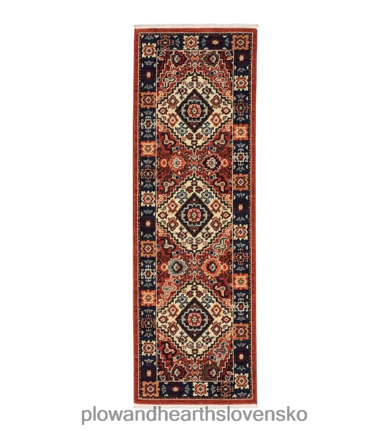 Plow & Hearth vlnený koberec laurenburg kaleidoskop 6P208P1844 koberčeky a rohožky