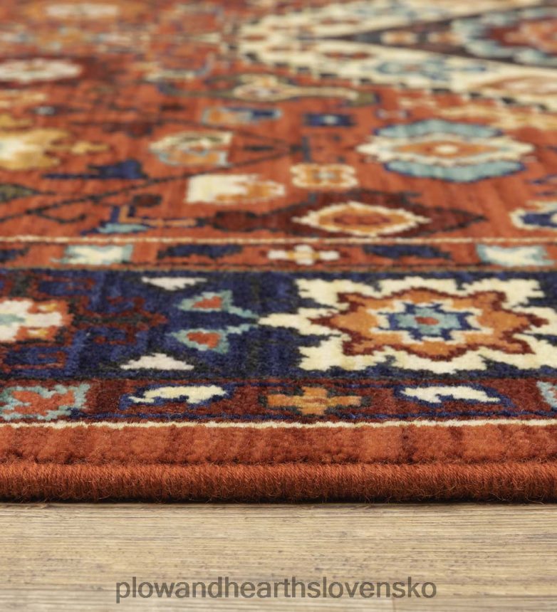 Plow & Hearth vlnený koberec laurenburg kaleidoskop 6P208P1844 koberčeky a rohožky