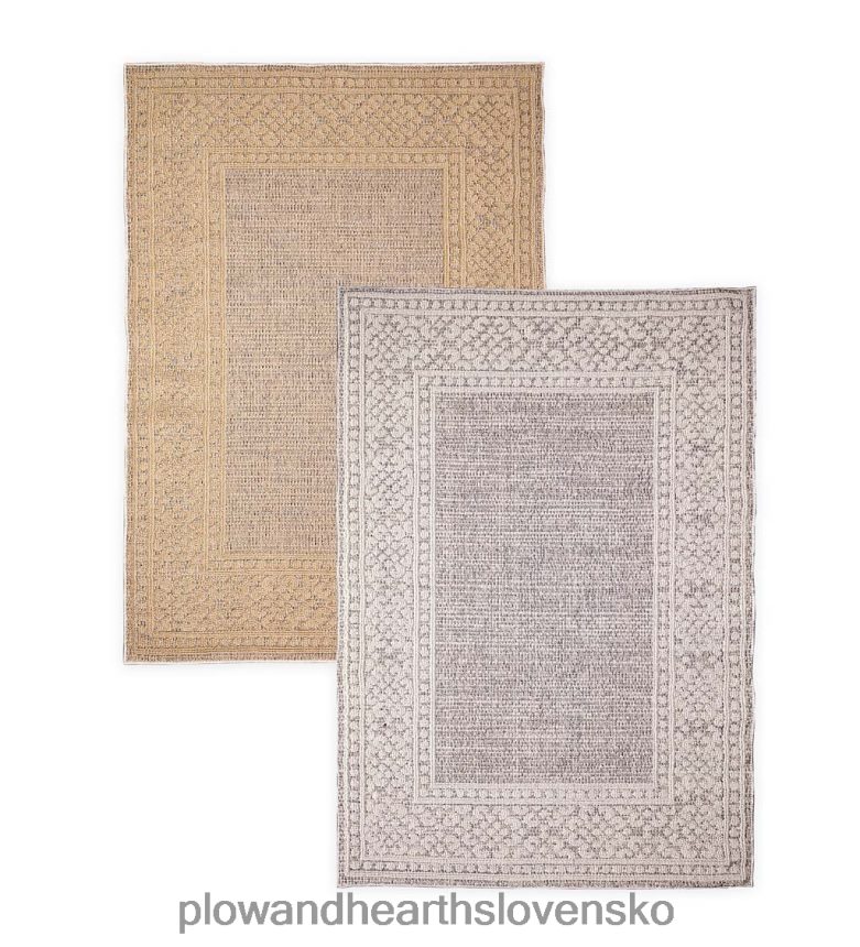 Plow & Hearth vnútorný/vonkajší koberec kitty hawk border 6P208P1804 koberčeky a rohožky