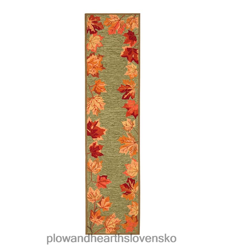 Plow & Hearth vnútorný/vonkajší koberec s padajúcim lístím 6P208P1790 koberčeky a rohožky