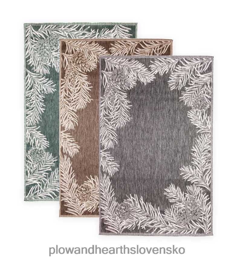Plow & Hearth vnútorný/vonkajší koberec z borovicového hája 6P208P1825 koberčeky a rohožky