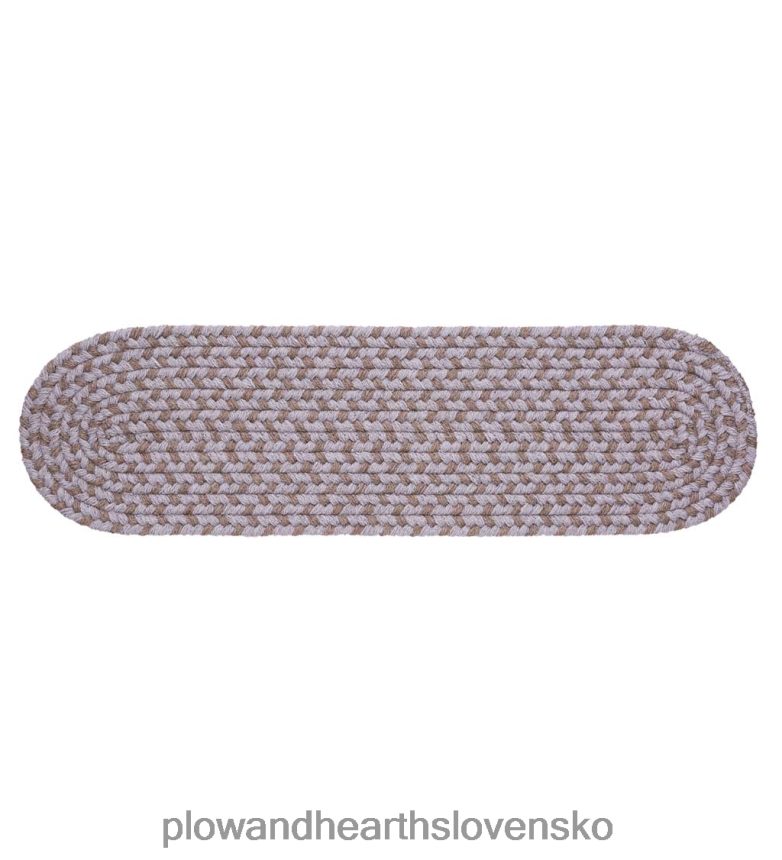 Plow & Hearth USA-made vlnené pletené virginia schodisko, 8" x 28" - mraz 6P208P1916 koberčeky a rohožky