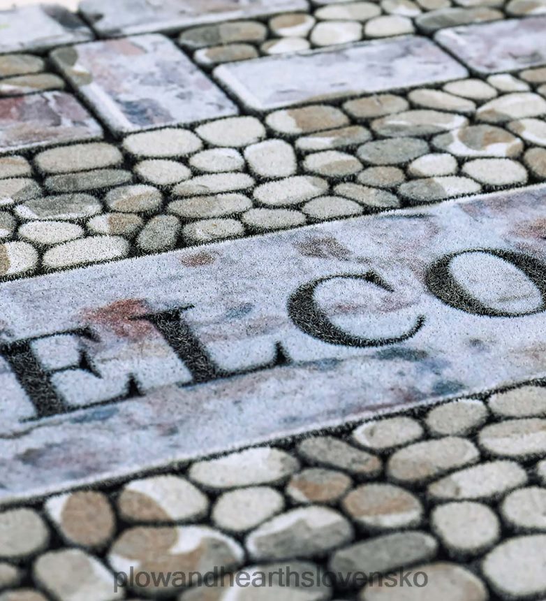 Plow & Hearth vápno tehlové vločkované podlahové rohože 6P208P1926 koberčeky a rohožky