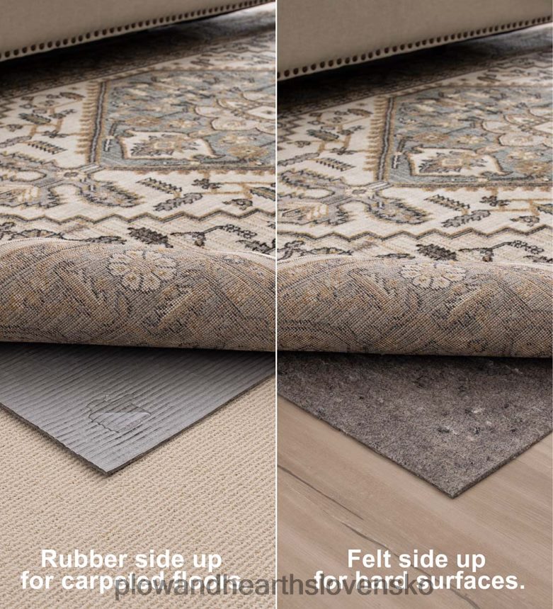 Plow & Hearth celoplošná koberčeková podložka z recyklovaných syntetických vlákien odolná voči domácim zvieratám 6P208P2322 koberčeky a rohožky