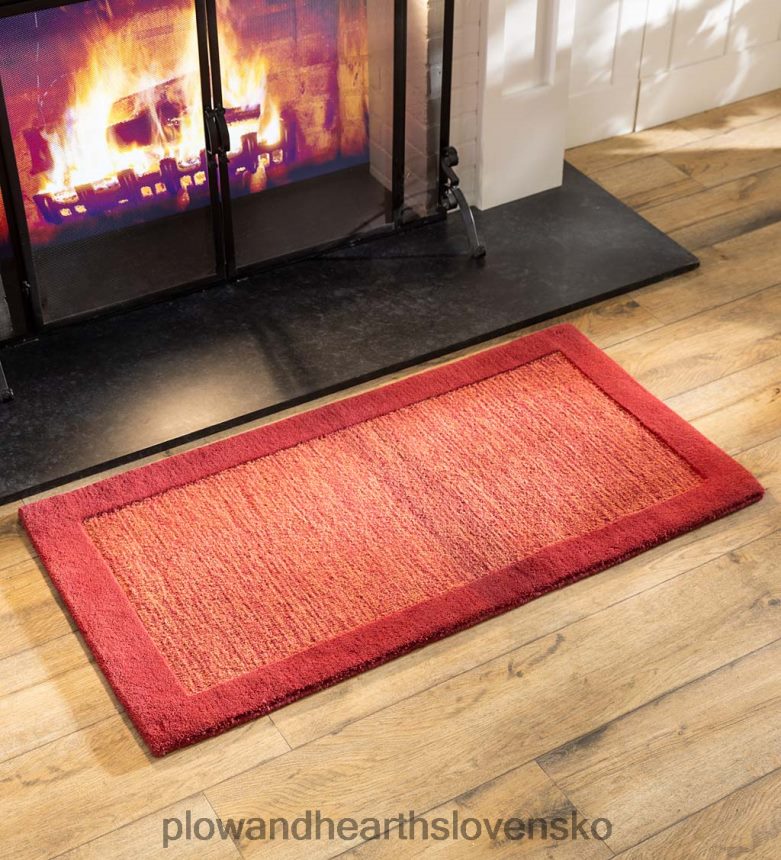 Plow & Hearth madridský páskovaný vlnený koberec 6P208P2317 koberčeky a rohožky