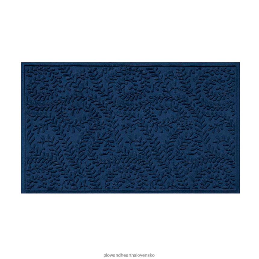 Plow & Hearth Waterhog vnútorná/vonkajšia rohožka na listy, 20" x 30" - námornícka 6P208P1294 koberčeky a rohožky