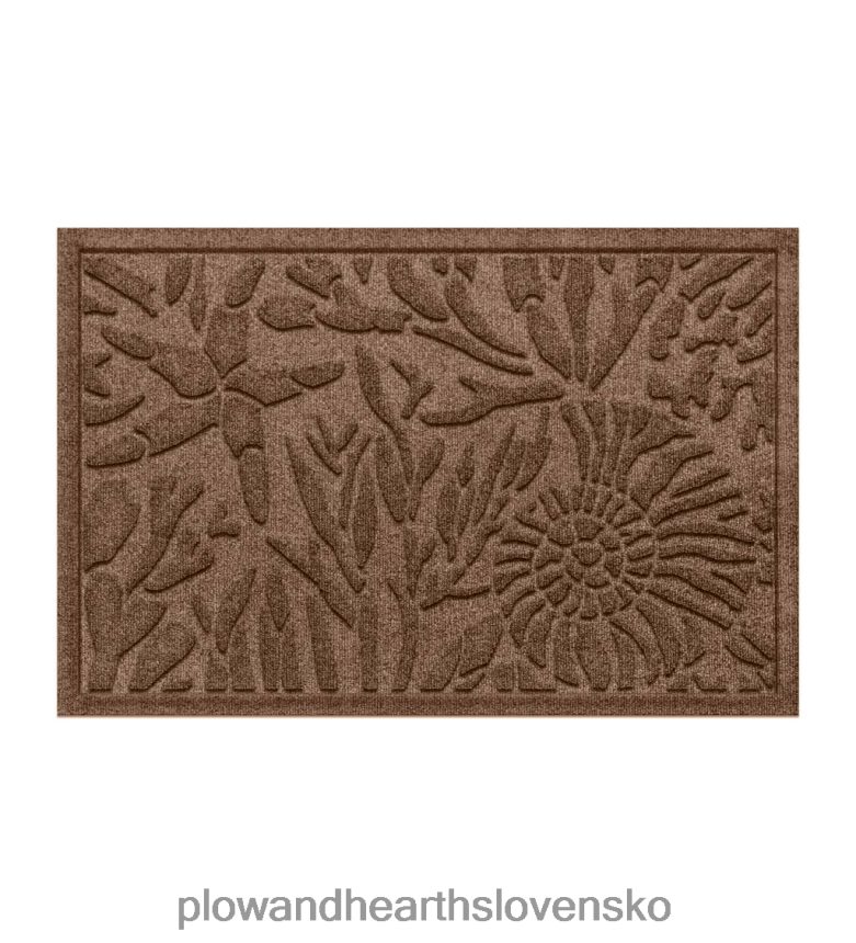Plow & Hearth Waterhog vnútorná/vonkajšia rohožka z morského života, 2' x 3' - hnedá 6P208P1345 koberčeky a rohožky