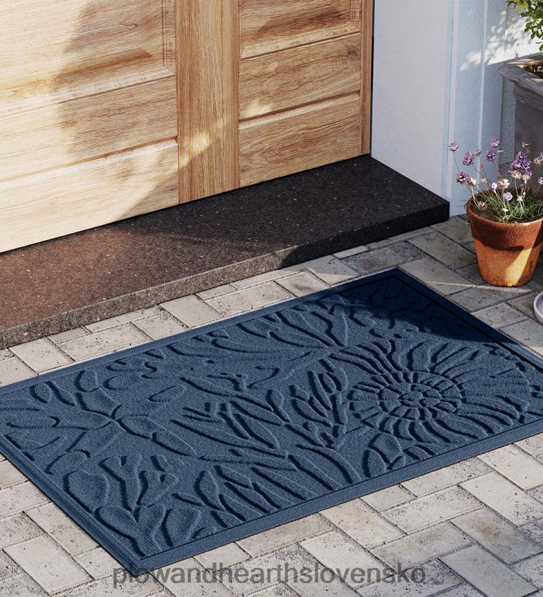 Plow & Hearth Waterhog vnútorná/vonkajšia rohožka z morského života, 2' x 3' - hnedá 6P208P1345 koberčeky a rohožky