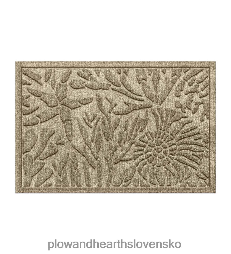 Plow & Hearth Waterhog vnútorná/vonkajšia rohožka z morského života, 2' x 3' - hnedá 6P208P1345 koberčeky a rohožky