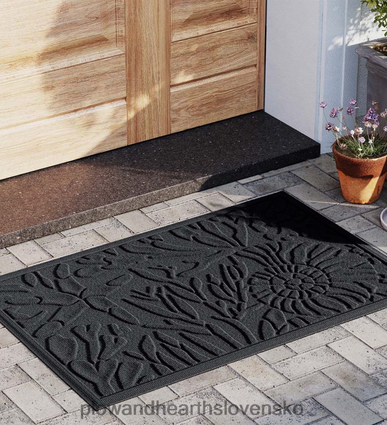 Plow & Hearth Waterhog vnútorná/vonkajšia rohožka z morského života, 2' x 3' - hnedá 6P208P1345 koberčeky a rohožky