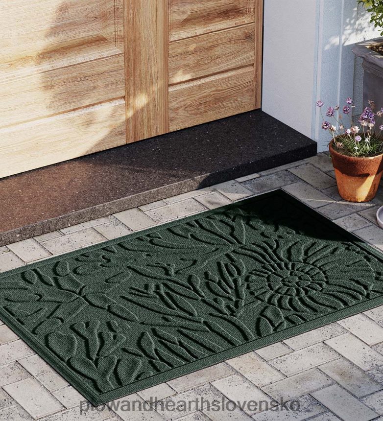 Plow & Hearth Waterhog vnútorná/vonkajšia rohožka z morského života, 2' x 3' - hnedá 6P208P1345 koberčeky a rohožky