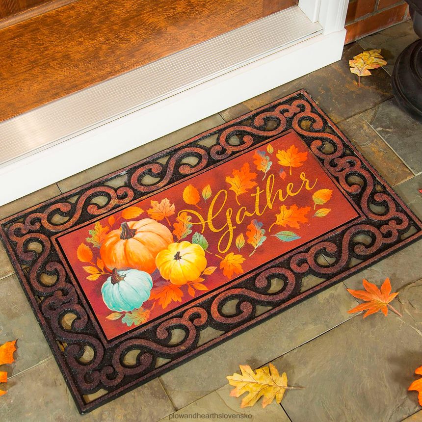 Plow & Hearth crafted harvest sassafras switch mat 6P208P1583 koberčeky a rohožky