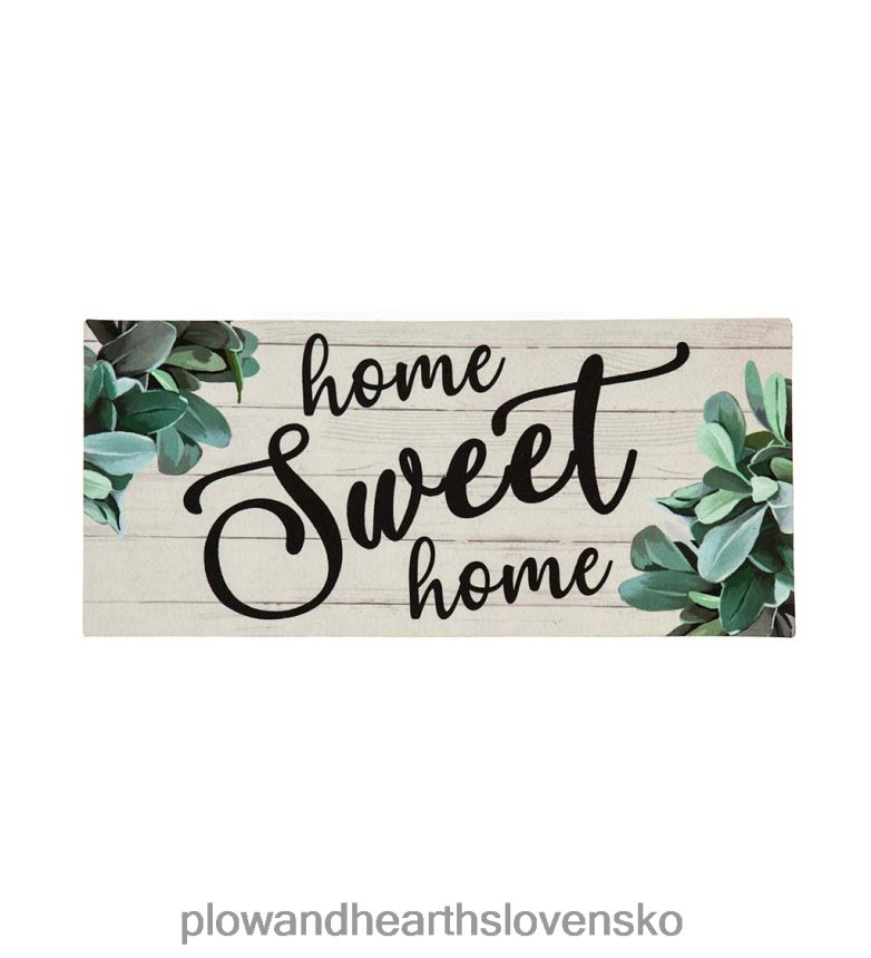 Plow & Hearth home sweet home eukalyptus sassafras switch mat 6P208P1950 koberčeky a rohožky