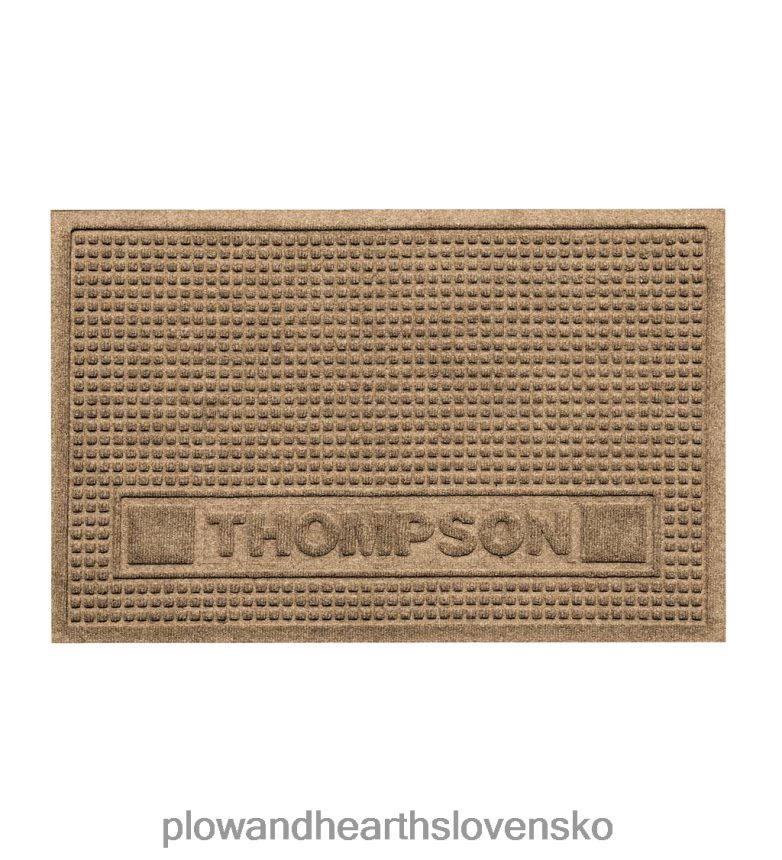 Plow & Hearth personalizovaná rohožka pre domácich miláčikov vodný štvorec 6P208P1299 koberčeky a rohožky