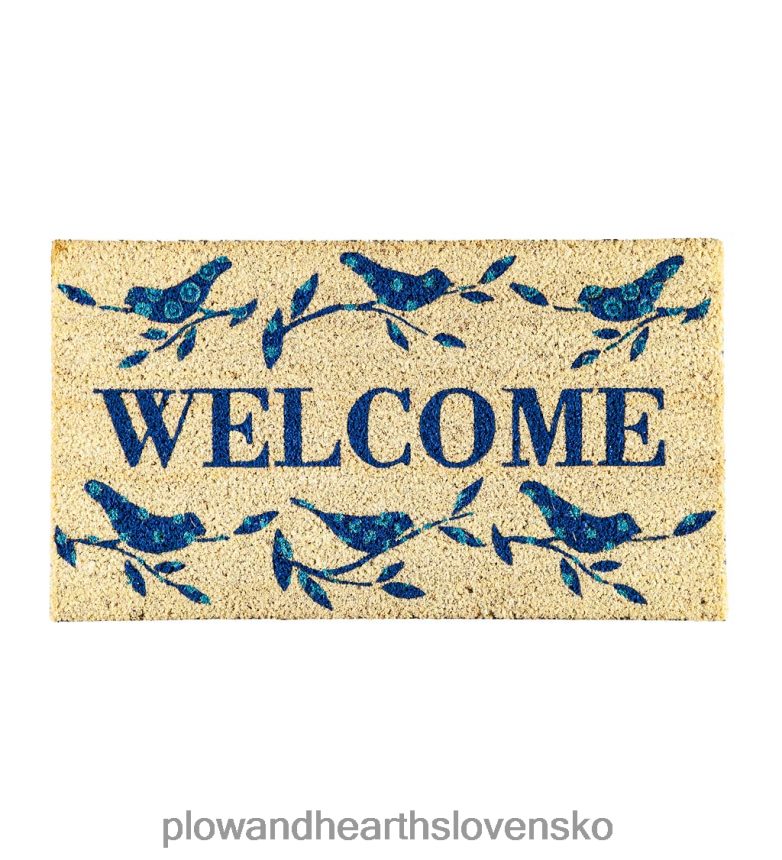 Plow & Hearth vítané vtáky rohož z kokosového vlákna 6P208P1941 koberčeky a rohožky