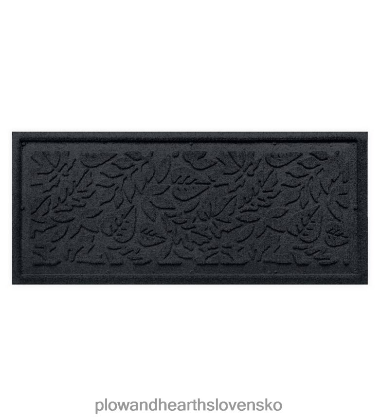 Plow & Hearth waterhog fall day leaves tácka na topánky - drevené uhlie 6P208P1932 koberčeky a rohožky