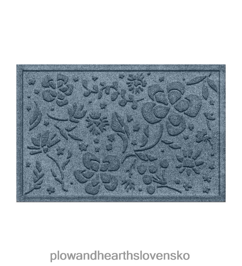 Plow & Hearth waterhog interiérová/vonkajšia kvetinová rohožka, 2' x 3' - drevené uhlie 6P208P1319 koberčeky a rohožky