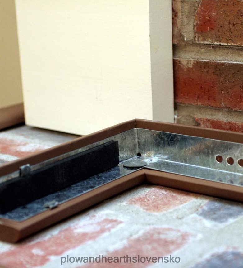 Plow & Hearth ohňovzdorná kovová krytka - čierna 6P208P2834 krb