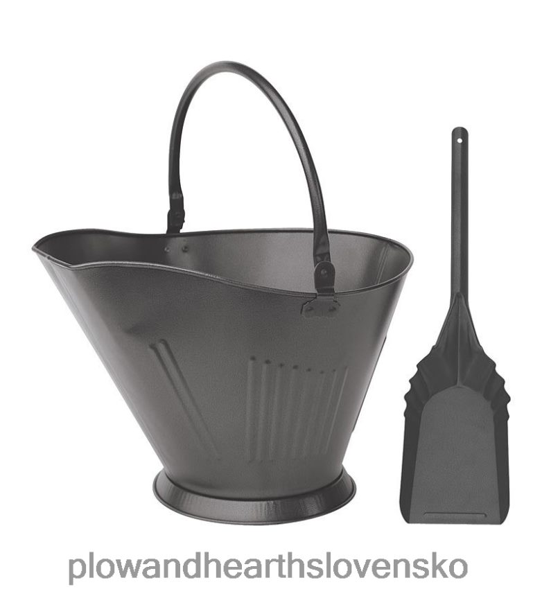 Plow & Hearth olde world finish uhoľná hod s lopatou - čierna 6P208P2829 krb