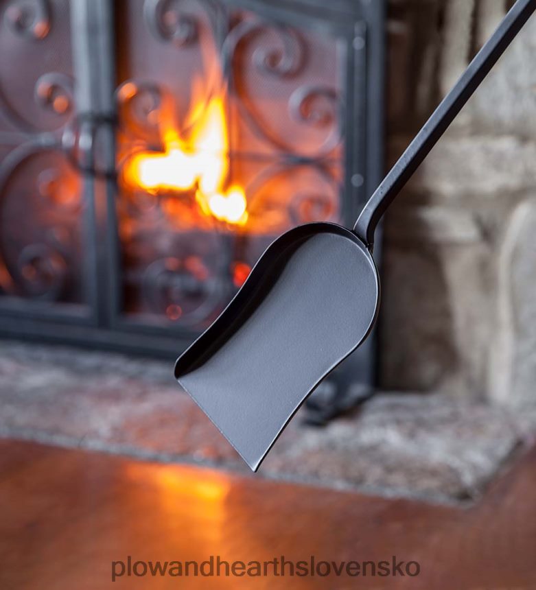 Plow & Hearth Kompaktná súprava ručne kovaného krbového náradia - čierna 6P208P2720 krb