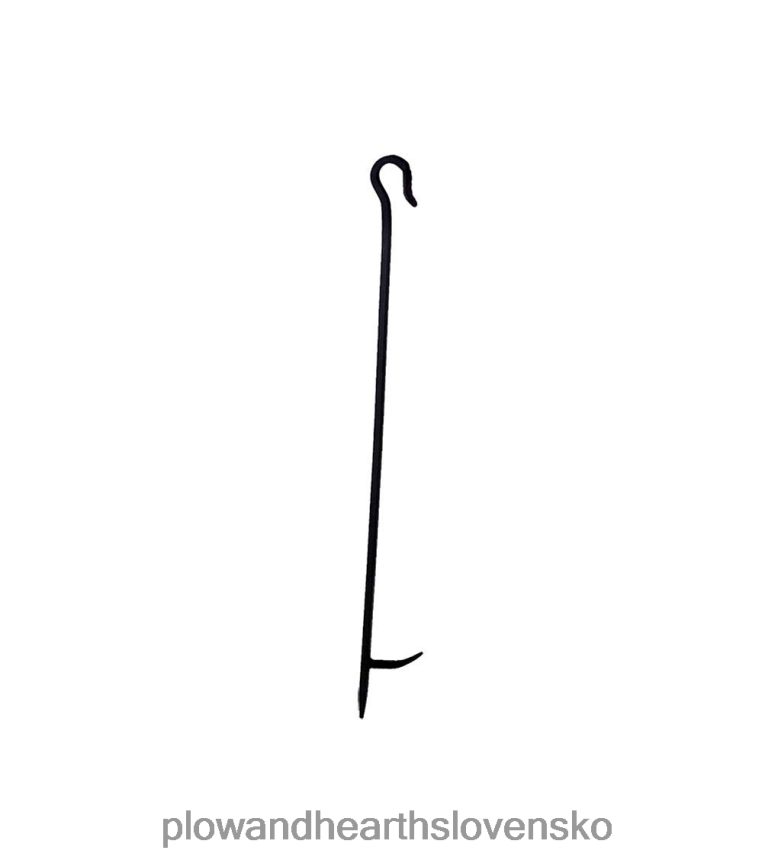 Plow & Hearth dlhý hákovitý poker pri krbe 6P208P2784 krb