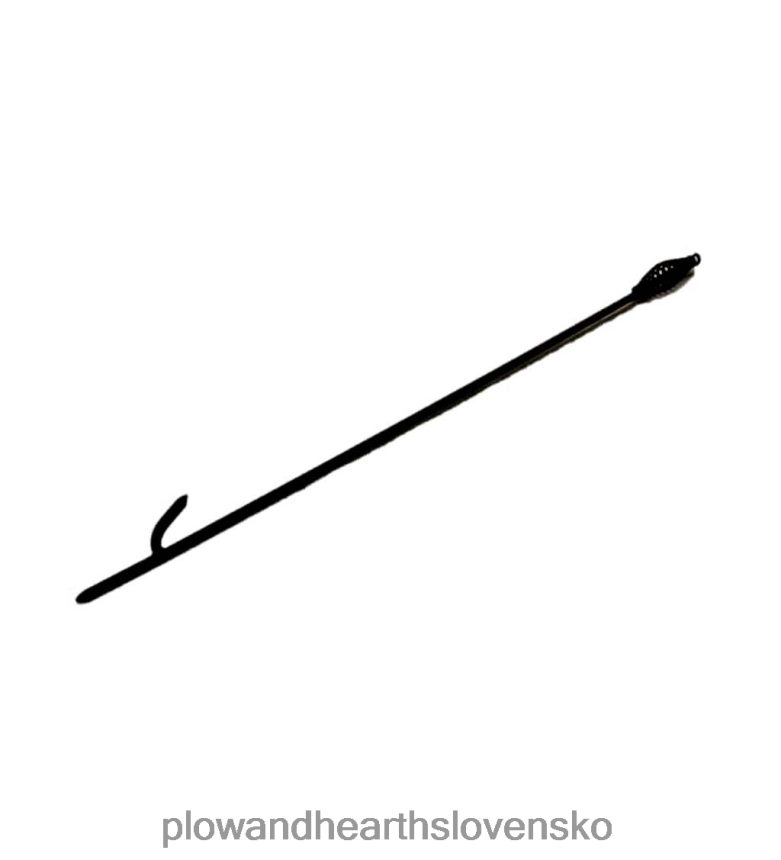 Plow & Hearth špirálová rukoväť krbový poker - čierny 6P208P2787 krb