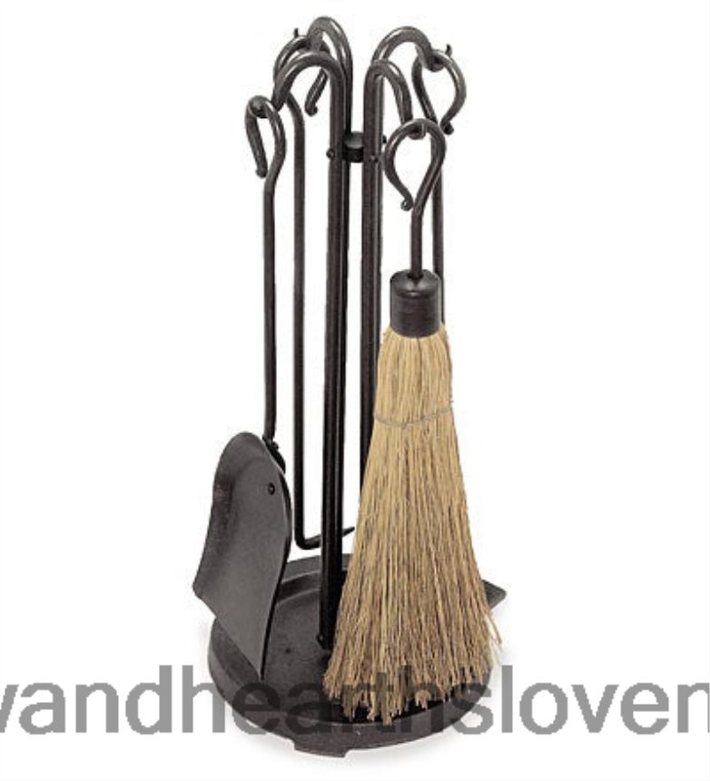 Plow & Hearth vyvýšená súprava náradia - vintage železo 6P208P2742 krb