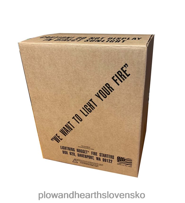Plow & Hearth škatuľka s 350 bleskovými nugetami na zapaľovače 6P208P2712 krb