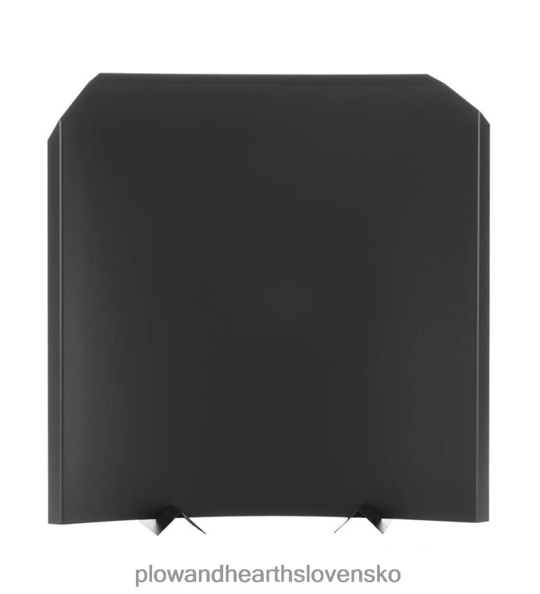 Plow & Hearth Fireback z nerezovej ocele v USA v čiernom prevedení 6P208P2817 krb