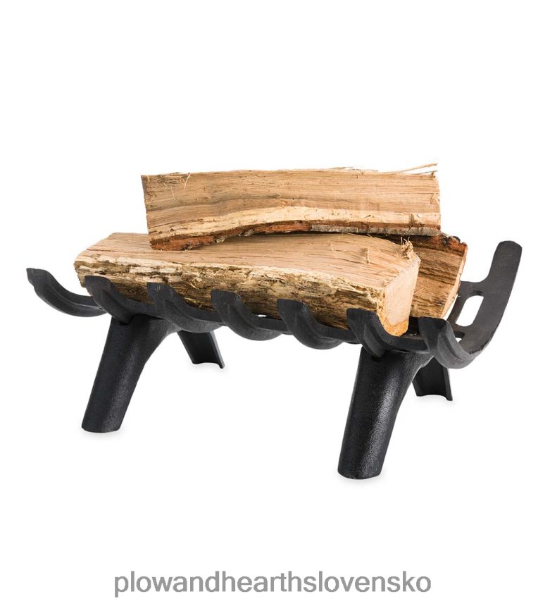 Plow & Hearth liatinový hlboký krbový rošt 6P208P2814 krb