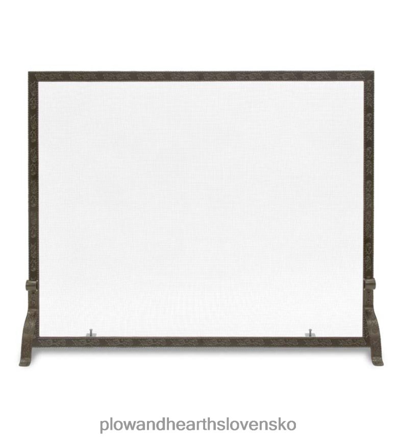 Plow & Hearth arkierová vetva reliéfna jednopanelová krbová zástena - bronz 6P208P2888 krb