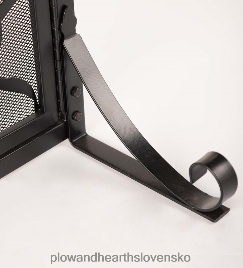 Plow & Hearth astoria krbová zástena dvojdverová, malá - čierna 6P208P3137 krb