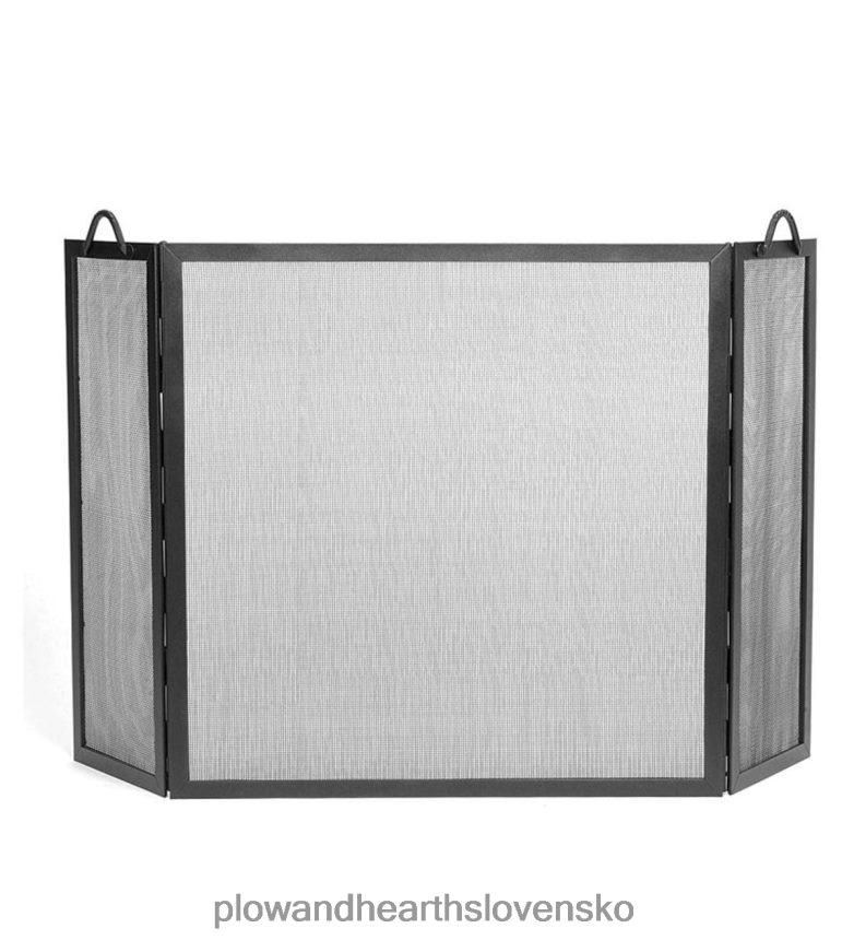 Plow & Hearth kované kované lano sklopná krbová zástena - bronz 6P208P2902 krb