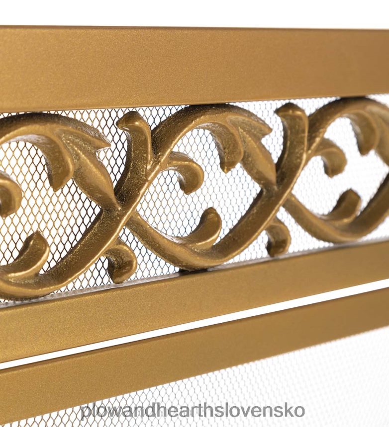 Plow & Hearth liatinová rolovacia protipožiarna zástena s dverami 6P208P2869 krb