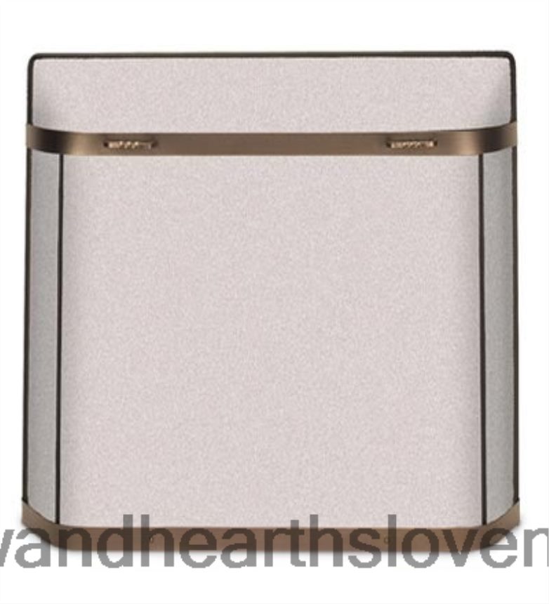 Plow & Hearth malý chránič proti iskrám zo série na mieru - 1 000 až 1 500 štvorcových palcov - čierny 6P208P2920 krb