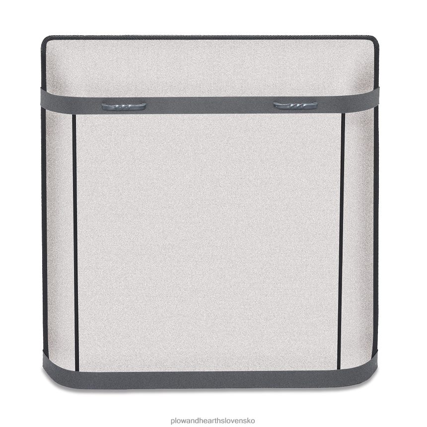 Plow & Hearth malý chránič proti iskrám zo série na mieru - 1 000 až 1 500 štvorcových palcov - čierny 6P208P2920 krb