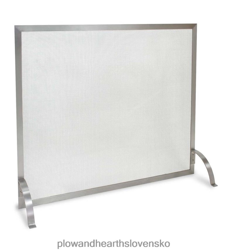 Plow & Hearth nerezová krbová zástena newport jednopanelová - nerezová 6P208P2906 krb