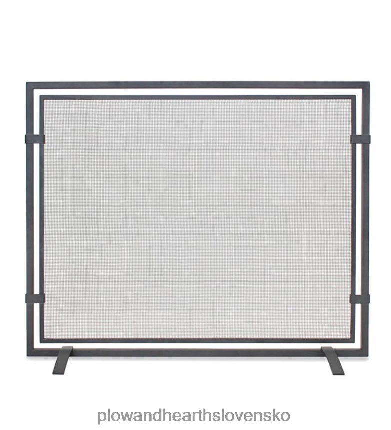 Plow & Hearth sinclair jednopanelová krbová zástena v prírodnom železnom prevedení - železo 6P208P2879 krb