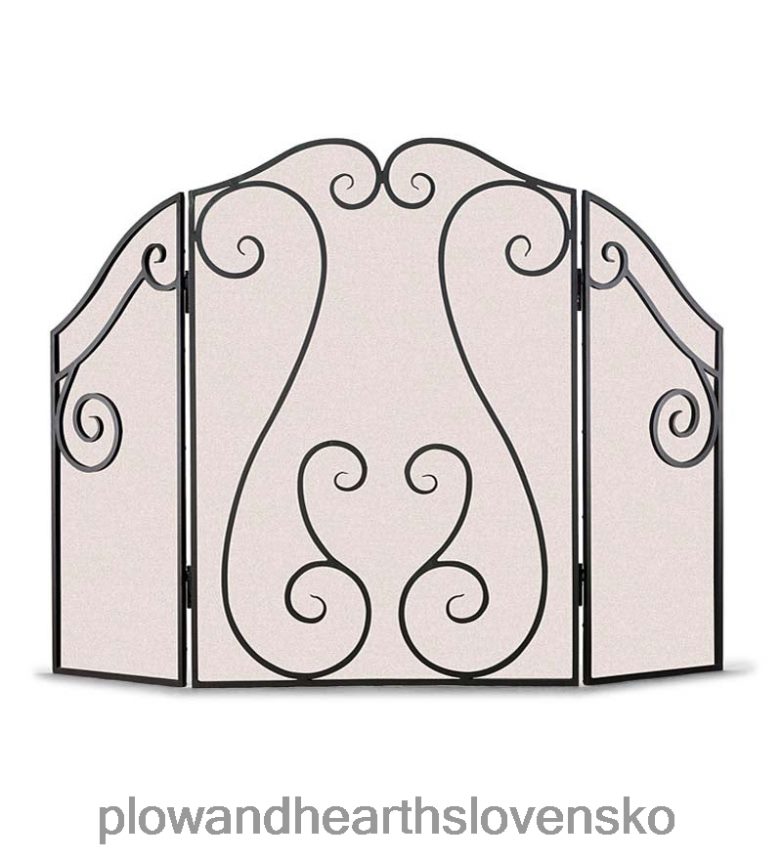 Plow & Hearth starožitná rolovacia obrazovka - čierna 6P208P2897 krb