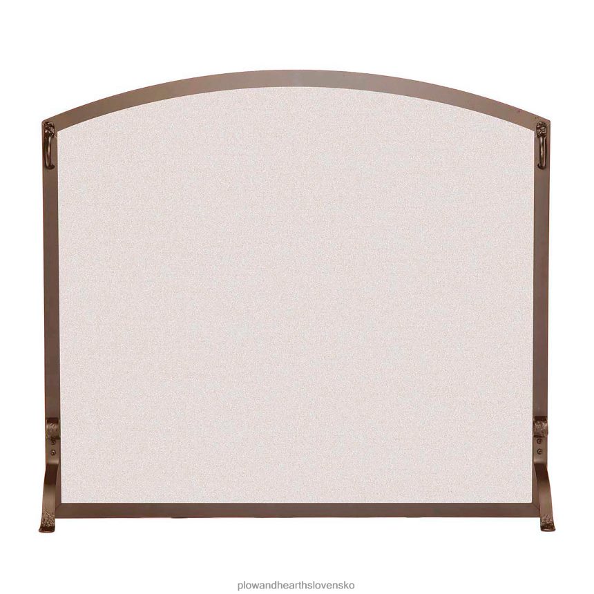 Plow & Hearth stredný vlastný plochý ochranný kryt s klenutým vrchom – 1 351 až 2 300 štvorcových palcov – čierny 6P208P2931 krb