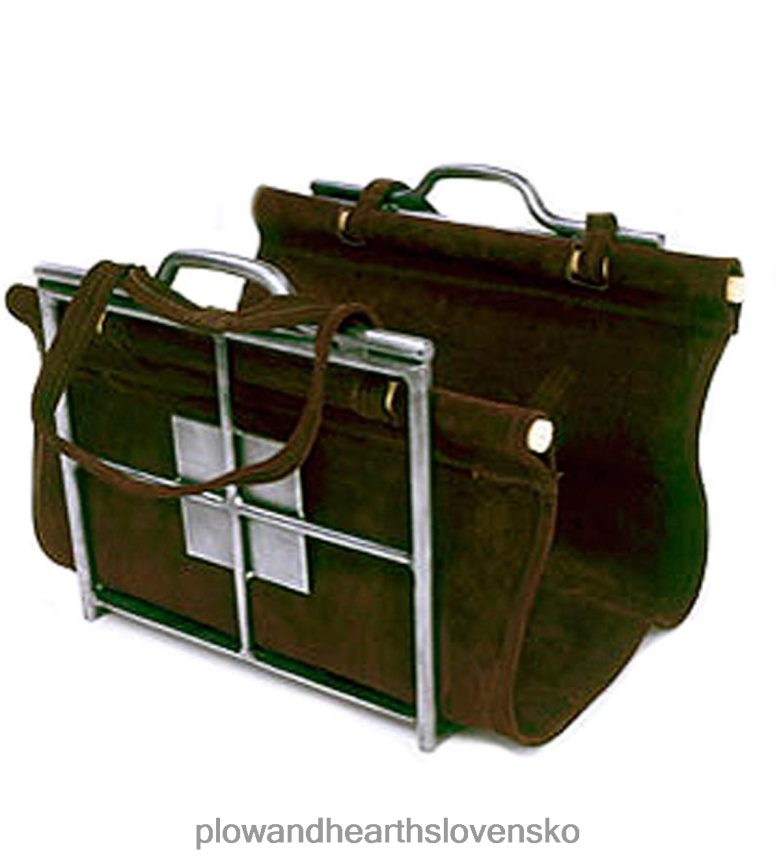 Plow & Hearth kovaný držiak na palivové drevo kovaný s nosičom guľatiny - grafit 6P208P2972 príslušenstvo