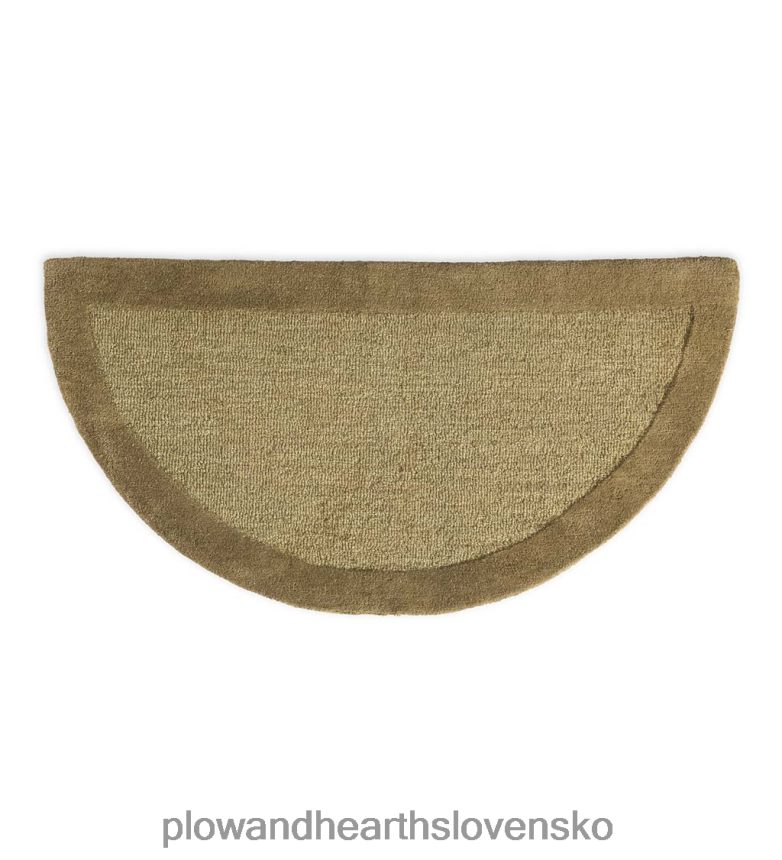 Plow & Hearth madridský pásový polkruhový koberec, 2' x 4' - bobuľový 6P208P2802 príslušenstvo