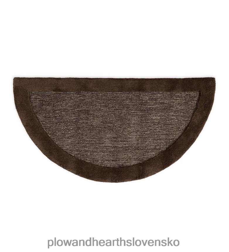 Plow & Hearth madridský pásový polkruhový koberec, 2' x 4' - bobuľový 6P208P2802 príslušenstvo